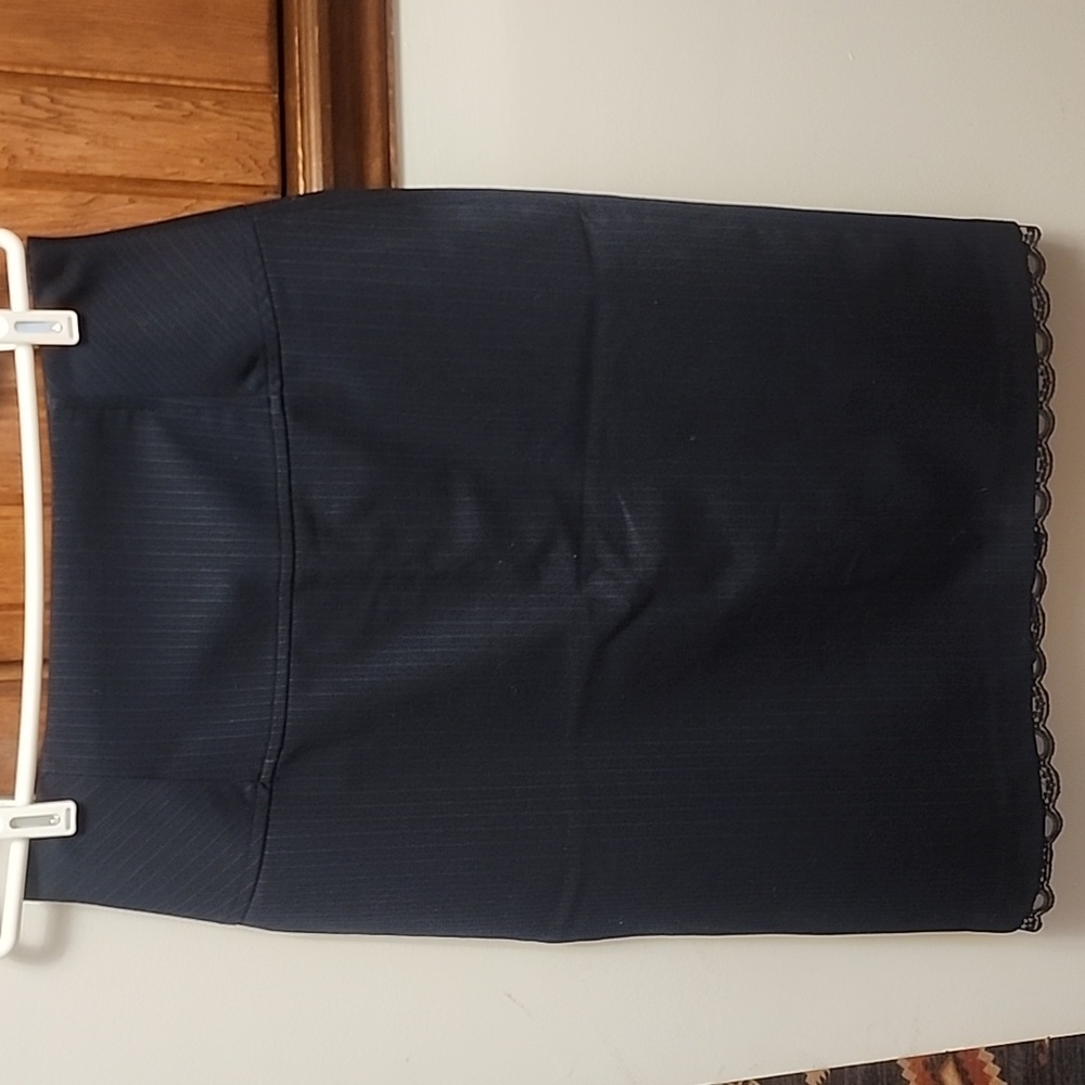 Express Size 11/12 Navy Pencil Skirt